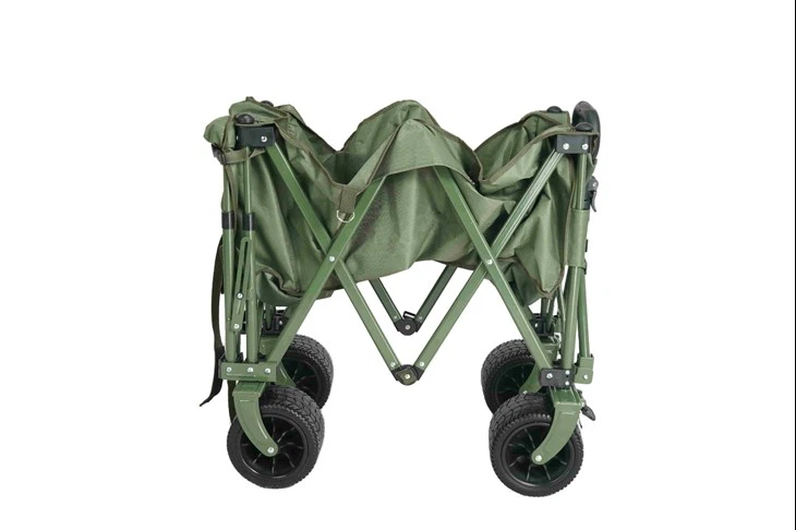 Collapsible Terrain Folding Wagon With Back Tailgate