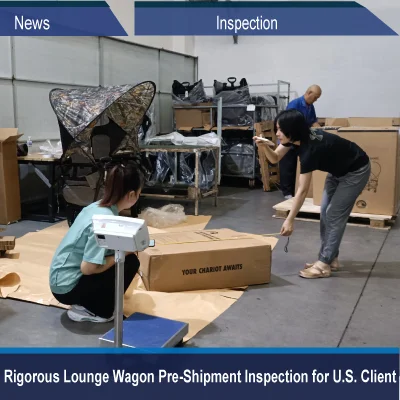 Строгая инспекция предварительной эксплуатации для Lounge Wagon для США, клиент